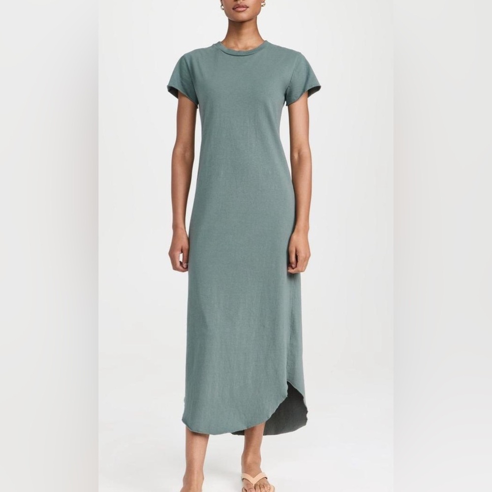 Frank & Eileen $188 Harper Tee Lab Maxi Shirtdress Shirt Dress Gray Coastal - Picture 7 of 7